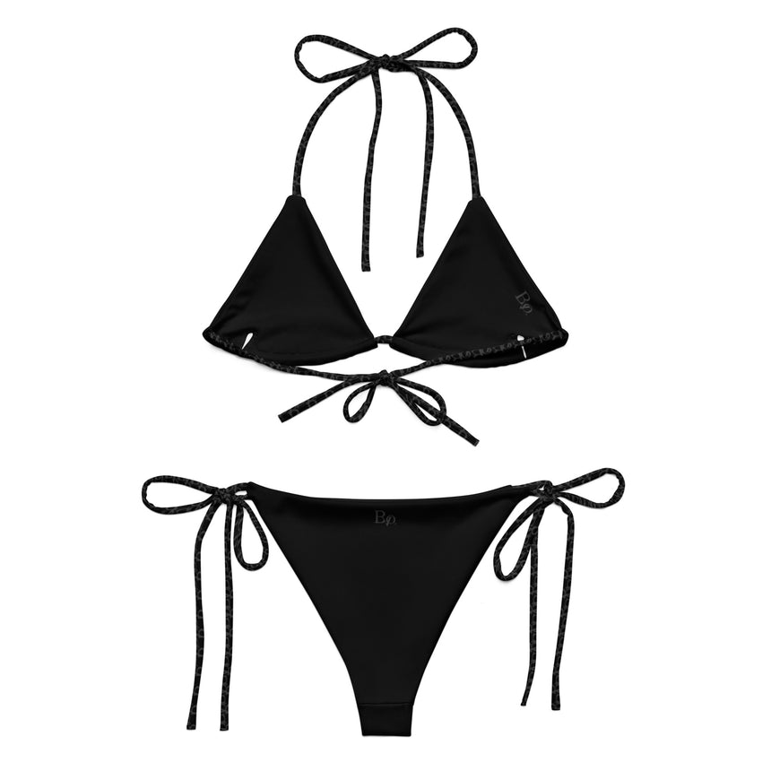 Monogram Bikini Panty Black